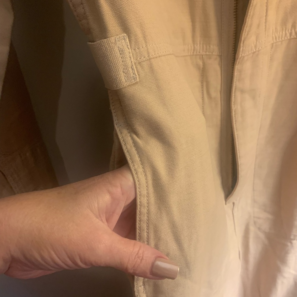 Madewell Jumpsuit with pockets in Beige Sz. XXS - Picture 5 of 8